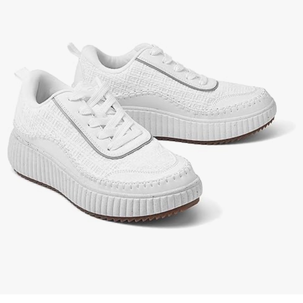 White Platform Sneaker